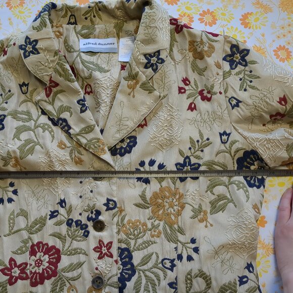 Alfred Dunner Floral Embroidered Blazer - Picture 8 of 10